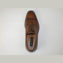 Men's Shoes Steve Madden Soft Leather upper Lace Up Navin Brandy image 7