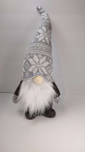 15 in tall Handmade Christmas Plush Gnomes Home Decor Swedish Dwarf Figurine - £7.40 GBP