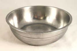Antique Pewter Deep Basin Crowned Rose Touch Mark Made in London - $137.00