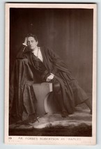 Johnston Forbes Robertson As Hamlet Actor Real Photo Postcard RPPC W&amp;D Downey - £126.15 GBP
