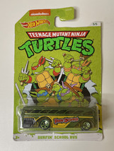 2020 Hot Wheels &#39;surfin School Bus’ 5/5 ‘Party Van’ Teenage Mutant Ninja Turtles - £3.99 GBP
