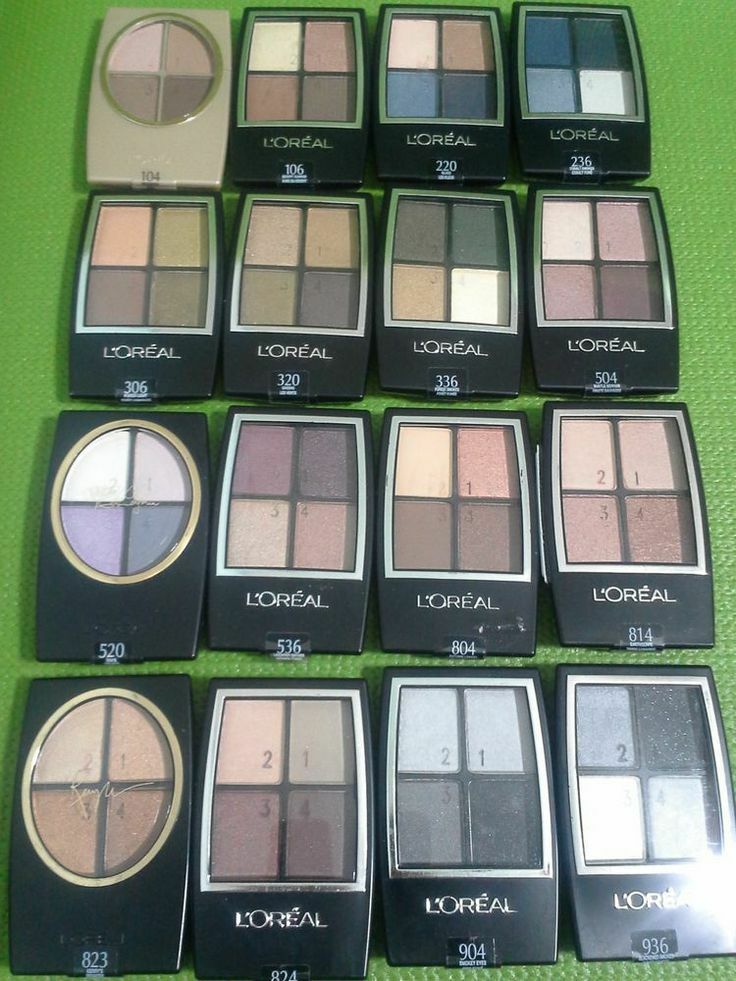 BUY1 GET1 AT 20% OFF L'oreal Wear Infinite Eye Shadow Duos & Quads/Tans & Blacks