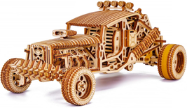 Mad Buggy Car 3D Wooden Puzzle for Adults and Kids to Build - Rides up t... - $59.44