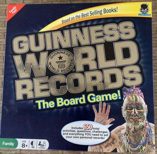 Guiness World Records The Board Game 2010 Family Fun Questions Challenges - $12.86
