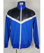 Nike Sportswear Mens Blue Black Victory Track Full Zip Jacket 426769-442... - £27.24 GBP