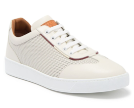 Bally Baxley Men&#39;s Leather Perforated Sneakers Shoes White US 10 /EU 9 G... - £156.66 GBP