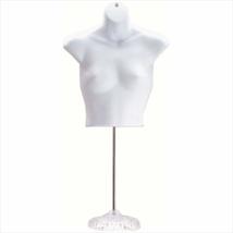 Only Hangers Female Mannequin Torso, Dress Form Hollow Back for T-Shirt Displays - £30.07 GBP