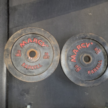 Marcy Weight Plates Standard Size Barbell 2-10 LB Plates 20 LBS Total 1&quot; - $553.69 MXN