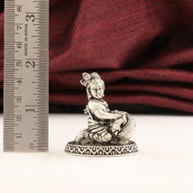 BIS HALLMARKED 925 Silver Antique Krishna Idol - pure silver gift items  - €89,21 EUR+