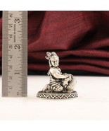 BIS HALLMARKED 925 Silver Antique Krishna Idol - pure silver gift items  - $1,938.69 MXN+