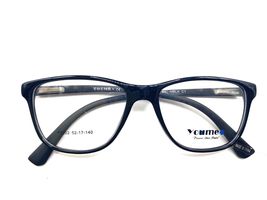 Youme Eyeglasses 3202 52-17-140 BLK MBLK (Blemish) - $19.80
