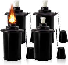 Reusable Bamboo Lantern Refillable Torches (12 Oz) - Decorative, And Lan... - $38.96