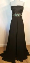 $4,000 Carlos Miele Beautiful Black Silk Bead Esta. Runw Gown Dress S 6 - £796.01 GBP