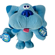 Blues Clues Plush Tyco Sing Along Blue 9956 About 11&quot; Tall Puppy Vintage 1997 - £23.52 GBP