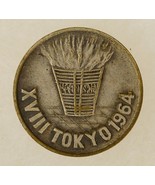 1964 XVIII Tokyo Japan Olympics Games Torch Bearer Coin Token 23MM - £22.56 GBP
