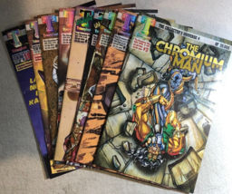 THE CHROMIUM MAN lot of (9) issues, as shown (1993-1994) Triumphant Comics FINE+ - £19.37 GBP