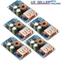 5Pcs 24W Usb Qc 3.0 Fast Charge Step-Down Buck Module Power 6-30V Dc In - £20.41 GBP