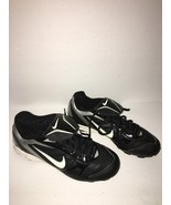NIKE KEYSTONE LOW-5Y-Black/White-#375561 011-Baseball Cleats Junior Yout... - $29.58