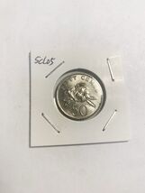 1988 SINGAPORE   COIN 50  CENTS  RARE BU - $5.92 CAD