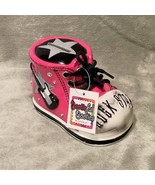 Bootiful Booties Collectible &quot;Pink Rock Star&quot; Bank by Giftcraft- NEW, W/... - $259.25 MXN
