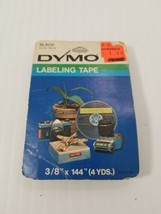 Vtg DYMO 7291-09 Black Embossing Labeling Tape 3/8&quot; x 144&quot; (4 yds.) for ... - £7.76 GBP