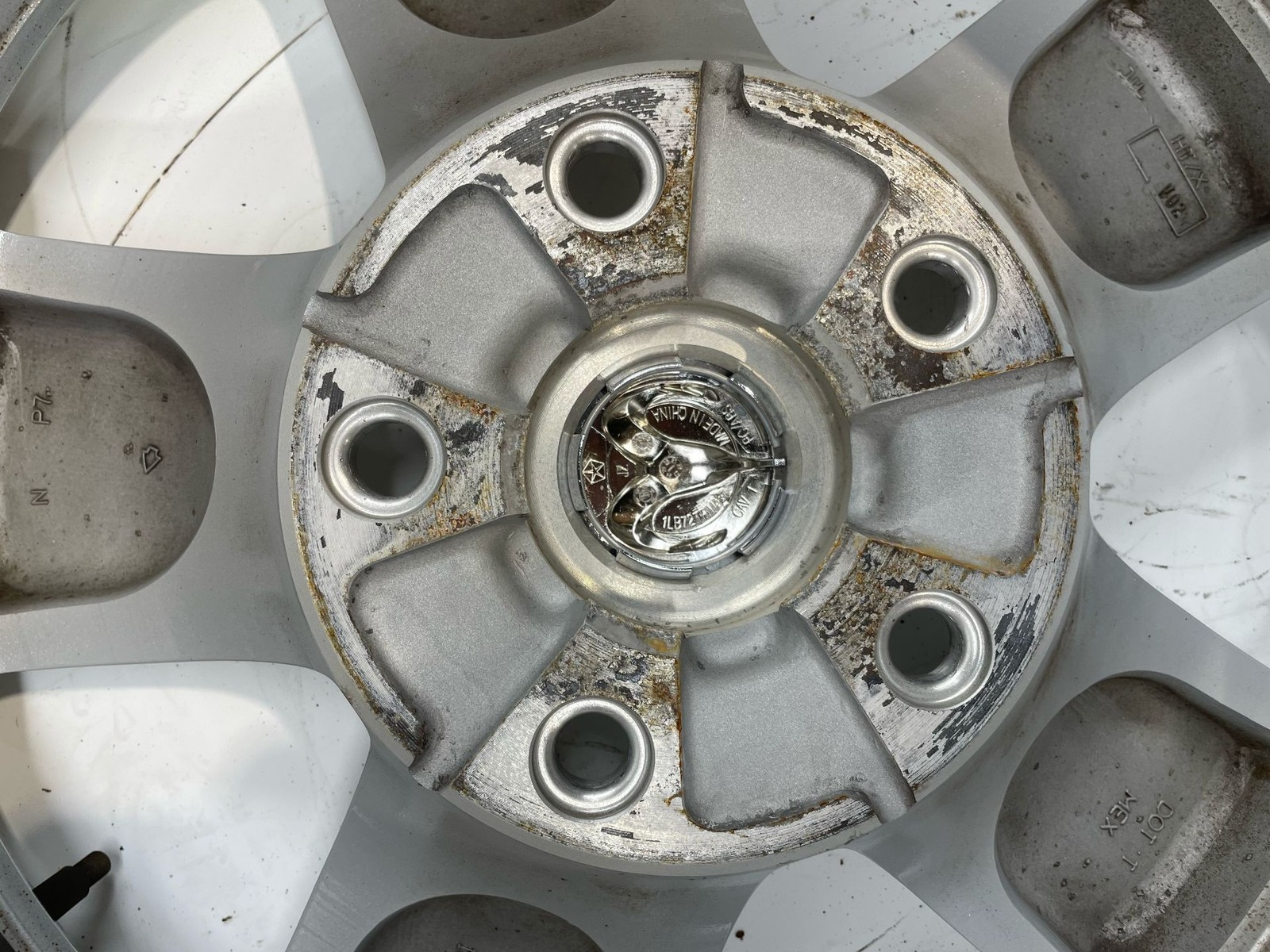 2013-2024 Dodge Ram 1500 Classic 17x7 Aluminum 5 Lug 5 Spoke Silver Wheel OEM Item image 8