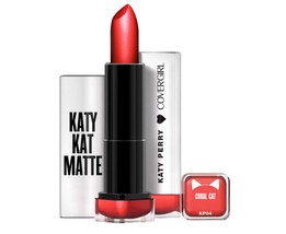 CoverGirl Katy Kat Matte CORAL CAT KP04 Lipstick Colorlicious Sealed Glo... - $9.00