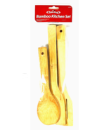2 lot 3 Pieces Set Bamboo Kitchen Cooking Utensils tools Spoon Spatula W... - €10,58 EUR