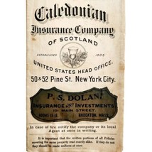 1911 Caledonian Insurance Co Of Scotland Signed By Agent Policy P.S. Dol... - $69.99