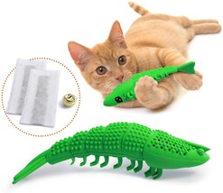 ATUBAN Cat Toothbrush Toy - Durable Hard Rubber, Dental Care, Chew Toy - £12.26 GBP