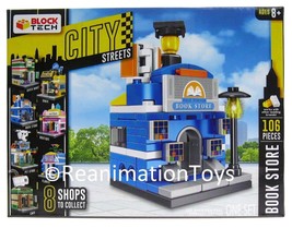 Block Tech City Streets Downtown Building Page Turner Book Store Shop New - £19.65 GBP