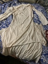 FASHION NOVA Sexy Beige See Through Maxi Dress Size XL - $14.85