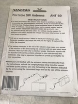 Sangean ANT-60 Portable 7m-sw Short Wave Antenna - £19.09 GBP