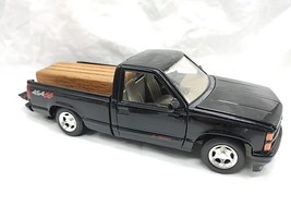 Black Chevrolet 454 SS 1500 Diecast Car 8&quot; No 68004/5 - $24.74
