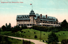 Greenwich Connecticut Edgewood Inn Hotel Postcard Antique - £6.24 GBP