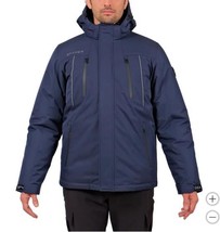 Spyder Mens Jacket Blue 2-in-1 Systems Detachable Hood Full-Zip Pockets - $1,988.80 MXN