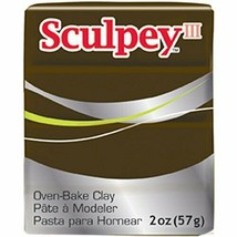 Sculpey III Polymer Clay Suede Brown - $3.83