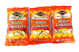 Excelsior Water Crackers FAT FREE Cinnamon 143g/5.04oz x 3 packs Jamaica... - £13.58 GBP