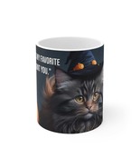 Cat Breeds in Halloween - Maine Coon Breed - Ceramic Mug 11oz - $17.60