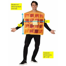 Get Real Waffle Halloween Costume Unisex Adult One Size by Rasta Imposta - £16.02 GBP