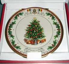 Lenox Belgium Christmas Trees Around World Collector Plate 11" Annual 2016 New - £27.89 GBP