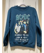 Small Womens AC/DC Sweatshirt By Goodie Two Sleeves Rock Band Sweatshirt - $25.91 CAD