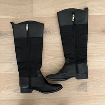 Tory Burch Nylon Quilted Riding Boots sz 8 - £53.55 GBP