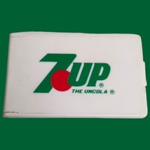 Vintage 1980s 80 New Old Stock White Compact Mirror 7up The Uncola 3.25&quot; x 2&quot; - £6.41 GBP