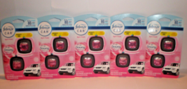 FEBREZE CAR VENT CLIPS DOWNY APRIL FRESH INTENSITY DIAL 5 PKS TOTAL 10 C... - $49.25