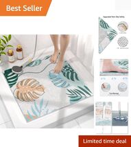 Stylish Non-Slip 24x24 Inch Square Shower Mat - Safe &amp; Luxurious Comfort - $44.50