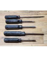 Vintage Irwin Slotted Screwdriver Set - All USA Made - Set Of 5 - FREE S... - £14.81 GBP