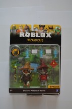 Roblox Celebrity Action Figure Wizard Cats Calico Druid Chaos Kitty New Please L - £20.19 GBP