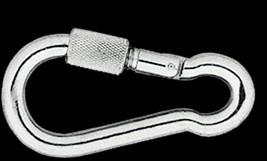 Screwed / 70mm / galvanized Carabiner hook - €1,25 EUR
