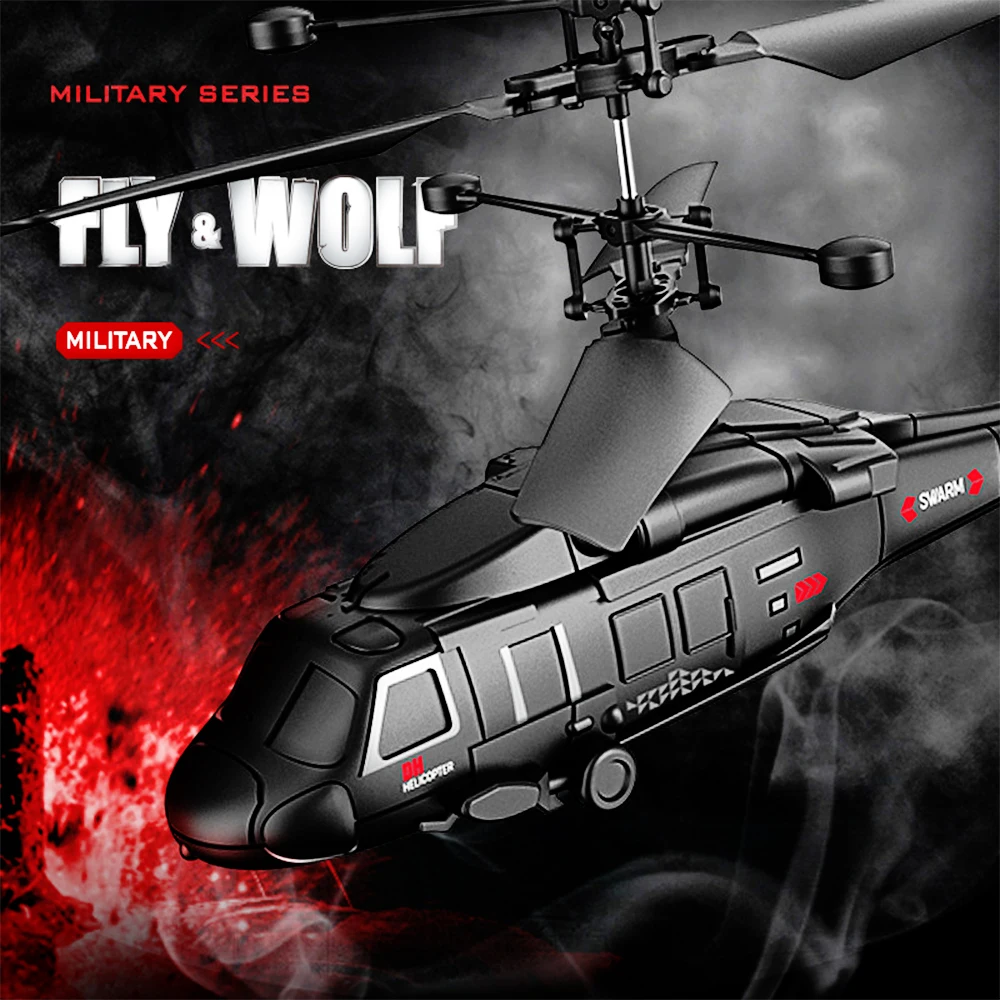 E military fight super cool 3 5ch remote control war aircraft model rc drone helicopter thumb200